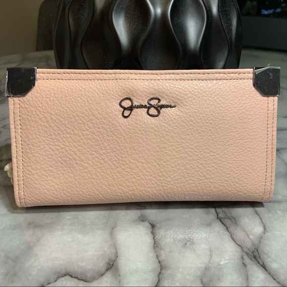 jessica simpson powder blush wallet